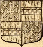 An illustration from Les généaologies historiques des rois, empereurs, &c : et de toutes les maisons souveraines qui ont subsisté jusqu'à présent, exposées dans les cartes généalogiques tirées des meilleurs auteurs, avec des explications historiques et chronologiques .. (1736)