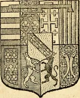 An illustration from Les généaologies historiques des rois, empereurs, &c : et de toutes les maisons souveraines qui ont subsisté jusqu'à présent, exposées dans les cartes généalogiques tirées des meilleurs auteurs, avec des explications historiques et chronologiques .. (1736)