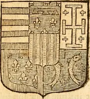 An illustration from Les généaologies historiques des rois, empereurs, &c : et de toutes les maisons souveraines qui ont subsisté jusqu'à présent, exposées dans les cartes généalogiques tirées des meilleurs auteurs, avec des explications historiques et chronologiques .. (1736)