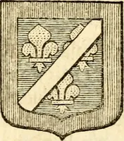 An illustration from Les généaologies historiques des rois, empereurs, &c : et de toutes les maisons souveraines qui ont subsisté jusqu'à présent, exposées dans les cartes généalogiques tirées des meilleurs auteurs, avec des explications historiques et chronologiques .. (1736)