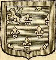 An illustration from Les généaologies historiques des rois, empereurs, &c : et de toutes les maisons souveraines qui ont subsisté jusqu'à présent, exposées dans les cartes généalogiques tirées des meilleurs auteurs, avec des explications historiques et chronologiques .. (1736)