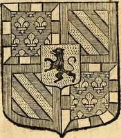 An illustration from Les généaologies historiques des rois, empereurs, &c : et de toutes les maisons souveraines qui ont subsisté jusqu'à présent, exposées dans les cartes généalogiques tirées des meilleurs auteurs, avec des explications historiques et chronologiques .. (1736)