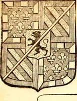 An illustration from Les généaologies historiques des rois, empereurs, &c : et de toutes les maisons souveraines qui ont subsisté jusqu'à présent, exposées dans les cartes généalogiques tirées des meilleurs auteurs, avec des explications historiques et chronologiques .. (1736)