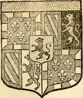An illustration from Les généaologies historiques des rois, empereurs, &c : et de toutes les maisons souveraines qui ont subsisté jusqu'à présent, exposées dans les cartes généalogiques tirées des meilleurs auteurs, avec des explications historiques et chronologiques .. (1736)