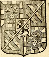 An illustration from Les généaologies historiques des rois, empereurs, &c : et de toutes les maisons souveraines qui ont subsisté jusqu'à présent, exposées dans les cartes généalogiques tirées des meilleurs auteurs, avec des explications historiques et chronologiques .. (1736)