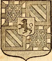 An illustration from Les généaologies historiques des rois, empereurs, &c : et de toutes les maisons souveraines qui ont subsisté jusqu'à présent, exposées dans les cartes généalogiques tirées des meilleurs auteurs, avec des explications historiques et chronologiques .. (1736)
