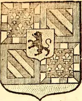 An illustration from Les généaologies historiques des rois, empereurs, &c : et de toutes les maisons souveraines qui ont subsisté jusqu'à présent, exposées dans les cartes généalogiques tirées des meilleurs auteurs, avec des explications historiques et chronologiques .. (1736)