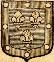 An illustration from Les généaologies historiques des rois, empereurs, &c : et de toutes les maisons souveraines qui ont subsisté jusqu'à présent, exposées dans les cartes généalogiques tirées des meilleurs auteurs, avec des explications historiques et chronologiques .. (1736)