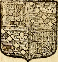 An illustration from Les généaologies historiques des rois, empereurs, &c : et de toutes les maisons souveraines qui ont subsisté jusqu'à présent, exposées dans les cartes généalogiques tirées des meilleurs auteurs, avec des explications historiques et chronologiques .. (1736)