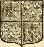 An illustration from Les généaologies historiques des rois, empereurs, &c : et de toutes les maisons souveraines qui ont subsisté jusqu'à présent, exposées dans les cartes généalogiques tirées des meilleurs auteurs, avec des explications historiques et chronologiques .. (1736)