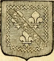 An illustration from Les généaologies historiques des rois, empereurs, &c : et de toutes les maisons souveraines qui ont subsisté jusqu'à présent, exposées dans les cartes généalogiques tirées des meilleurs auteurs, avec des explications historiques et chronologiques .. (1736)