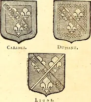 An illustration from Les généaologies historiques des rois, empereurs, &c : et de toutes les maisons souveraines qui ont subsisté jusqu'à présent, exposées dans les cartes généalogiques tirées des meilleurs auteurs, avec des explications historiques et chronologiques .. (1736)