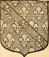 An illustration from Les généaologies historiques des rois, empereurs, &c : et de toutes les maisons souveraines qui ont subsisté jusqu'à présent, exposées dans les cartes généalogiques tirées des meilleurs auteurs, avec des explications historiques et chronologiques .. (1736)