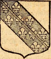 An illustration from Les généaologies historiques des rois, empereurs, &c : et de toutes les maisons souveraines qui ont subsisté jusqu'à présent, exposées dans les cartes généalogiques tirées des meilleurs auteurs, avec des explications historiques et chronologiques .. (1736)