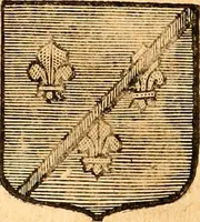 An illustration from Les généaologies historiques des rois, empereurs, &c : et de toutes les maisons souveraines qui ont subsisté jusqu'à présent, exposées dans les cartes généalogiques tirées des meilleurs auteurs, avec des explications historiques et chronologiques .. (1736)