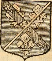 An illustration from Les généaologies historiques des rois, empereurs, &c : et de toutes les maisons souveraines qui ont subsisté jusqu'à présent, exposées dans les cartes généalogiques tirées des meilleurs auteurs, avec des explications historiques et chronologiques .. (1736)