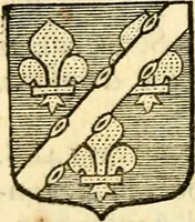 An illustration from Les généaologies historiques des rois, empereurs, &c : et de toutes les maisons souveraines qui ont subsisté jusqu'à présent, exposées dans les cartes généalogiques tirées des meilleurs auteurs, avec des explications historiques et chronologiques .. (1736)