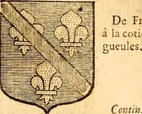 An illustration from Les généaologies historiques des rois, empereurs, &c : et de toutes les maisons souveraines qui ont subsisté jusqu'à présent, exposées dans les cartes généalogiques tirées des meilleurs auteurs, avec des explications historiques et chronologiques .. (1736)