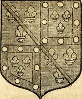 An illustration from Les généaologies historiques des rois, empereurs, &c : et de toutes les maisons souveraines qui ont subsisté jusqu'à présent, exposées dans les cartes généalogiques tirées des meilleurs auteurs, avec des explications historiques et chronologiques .. (1736)