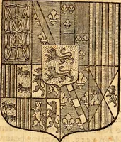 An illustration from Les généaologies historiques des rois, empereurs, &c : et de toutes les maisons souveraines qui ont subsisté jusqu'à présent, exposées dans les cartes généalogiques tirées des meilleurs auteurs, avec des explications historiques et chronologiques .. (1736)