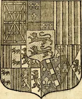 An illustration from Les généaologies historiques des rois, empereurs, &c : et de toutes les maisons souveraines qui ont subsisté jusqu'à présent, exposées dans les cartes généalogiques tirées des meilleurs auteurs, avec des explications historiques et chronologiques .. (1736)