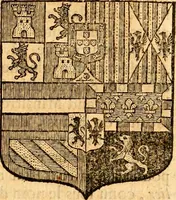 An illustration from Les généaologies historiques des rois, empereurs, &c : et de toutes les maisons souveraines qui ont subsisté jusqu'à présent, exposées dans les cartes généalogiques tirées des meilleurs auteurs, avec des explications historiques et chronologiques .. (1736)