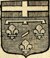 An illustration from Les généaologies historiques des rois, empereurs, &c : et de toutes les maisons souveraines qui ont subsisté jusqu'à présent, exposées dans les cartes généalogiques tirées des meilleurs auteurs, avec des explications historiques et chronologiques .. (1736)