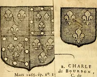 An illustration from Les généaologies historiques des rois, empereurs, &c : et de toutes les maisons souveraines qui ont subsisté jusqu'à présent, exposées dans les cartes généalogiques tirées des meilleurs auteurs, avec des explications historiques et chronologiques .. (1736)