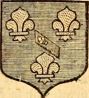 An illustration from Les généaologies historiques des rois, empereurs, &c : et de toutes les maisons souveraines qui ont subsisté jusqu'à présent, exposées dans les cartes généalogiques tirées des meilleurs auteurs, avec des explications historiques et chronologiques .. (1736)