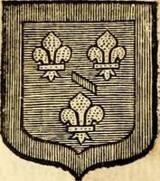 An illustration from Les généaologies historiques des rois, empereurs, &c : et de toutes les maisons souveraines qui ont subsisté jusqu'à présent, exposées dans les cartes généalogiques tirées des meilleurs auteurs, avec des explications historiques et chronologiques .. (1736)