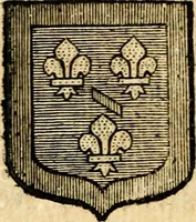 An illustration from Les généaologies historiques des rois, empereurs, &c : et de toutes les maisons souveraines qui ont subsisté jusqu'à présent, exposées dans les cartes généalogiques tirées des meilleurs auteurs, avec des explications historiques et chronologiques .. (1736)