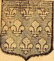 An illustration from Les généaologies historiques des rois, empereurs, &c : et de toutes les maisons souveraines qui ont subsisté jusqu'à présent, exposées dans les cartes généalogiques tirées des meilleurs auteurs, avec des explications historiques et chronologiques .. (1736)