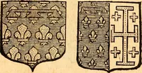 An illustration from Les généaologies historiques des rois, empereurs, &c : et de toutes les maisons souveraines qui ont subsisté jusqu'à présent, exposées dans les cartes généalogiques tirées des meilleurs auteurs, avec des explications historiques et chronologiques .. (1736)