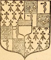 An illustration from Les généaologies historiques des rois, empereurs, &c : et de toutes les maisons souveraines qui ont subsisté jusqu'à présent, exposées dans les cartes généalogiques tirées des meilleurs auteurs, avec des explications historiques et chronologiques .. (1736)