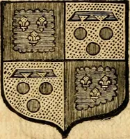 An illustration from Les généaologies historiques des rois, empereurs, &c : et de toutes les maisons souveraines qui ont subsisté jusqu'à présent, exposées dans les cartes généalogiques tirées des meilleurs auteurs, avec des explications historiques et chronologiques .. (1736)