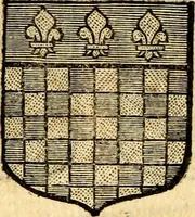 An illustration from Les généaologies historiques des rois, empereurs, &c : et de toutes les maisons souveraines qui ont subsisté jusqu'à présent, exposées dans les cartes généalogiques tirées des meilleurs auteurs, avec des explications historiques et chronologiques .. (1736)