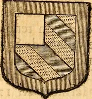 An illustration from Les généaologies historiques des rois, empereurs, &c : et de toutes les maisons souveraines qui ont subsisté jusqu'à présent, exposées dans les cartes généalogiques tirées des meilleurs auteurs, avec des explications historiques et chronologiques .. (1736)