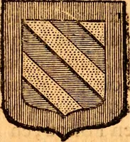 An illustration from Les généaologies historiques des rois, empereurs, &c : et de toutes les maisons souveraines qui ont subsisté jusqu'à présent, exposées dans les cartes généalogiques tirées des meilleurs auteurs, avec des explications historiques et chronologiques .. (1736)