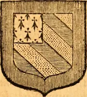 An illustration from Les généaologies historiques des rois, empereurs, &c : et de toutes les maisons souveraines qui ont subsisté jusqu'à présent, exposées dans les cartes généalogiques tirées des meilleurs auteurs, avec des explications historiques et chronologiques .. (1736)