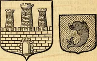 An illustration from Les généaologies historiques des rois, empereurs, &c : et de toutes les maisons souveraines qui ont subsisté jusqu'à présent, exposées dans les cartes généalogiques tirées des meilleurs auteurs, avec des explications historiques et chronologiques .. (1736)
