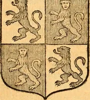 An illustration from Les généaologies historiques des rois, empereurs, &c : et de toutes les maisons souveraines qui ont subsisté jusqu'à présent, exposées dans les cartes généalogiques tirées des meilleurs auteurs, avec des explications historiques et chronologiques .. (1736)