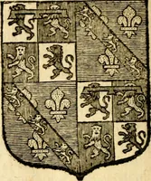 An illustration from Les généaologies historiques des rois, empereurs, &c : et de toutes les maisons souveraines qui ont subsisté jusqu'à présent, exposées dans les cartes généalogiques tirées des meilleurs auteurs, avec des explications historiques et chronologiques .. (1736)