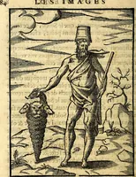 Picture 17 of 95 from Les images des dievx des anciens : contenans les idoles, covstvmes, ceremonies, & autres choses appartenans à la religion des payens (1581), leaf 103