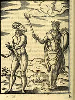 An illustration from Les images des dievx des anciens : contenans les idoles, covstvmes, ceremonies, & autres choses appartenans à la religion des payens (1581)