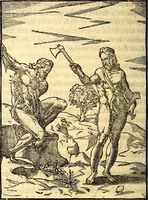 Picture 29 of 95 from Les images des dievx des anciens : contenans les idoles, covstvmes, ceremonies, & autres choses appartenans à la religion des payens (1581), leaf 211