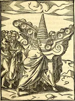 Picture 30 of 95 from Les images des dievx des anciens : contenans les idoles, covstvmes, ceremonies, & autres choses appartenans à la religion des payens (1581), leaf 216