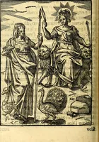 An illustration from Les images des dievx des anciens : contenans les idoles, covstvmes, ceremonies, & autres choses appartenans à la religion des payens (1581)
