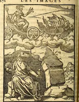 An illustration from Les images des dievx des anciens : contenans les idoles, covstvmes, ceremonies, & autres choses appartenans à la religion des payens (1581)