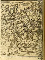 An illustration from Les images des dievx des anciens : contenans les idoles, covstvmes, ceremonies, & autres choses appartenans à la religion des payens (1581)