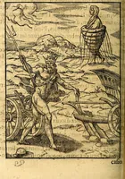 An illustration from Les images des dievx des anciens : contenans les idoles, covstvmes, ceremonies, & autres choses appartenans à la religion des payens (1581)